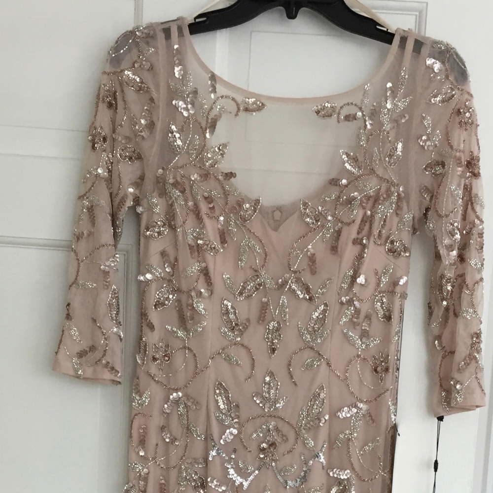 Adrianna Papell Beaded ankle length Dress